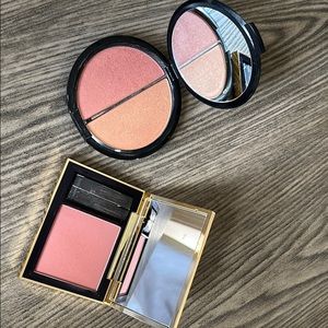 Estee Lauder and Bobbi Brown blush